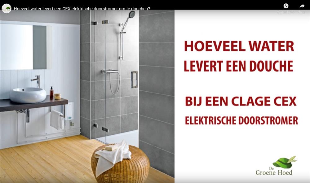 Hoeveelheid water Clage